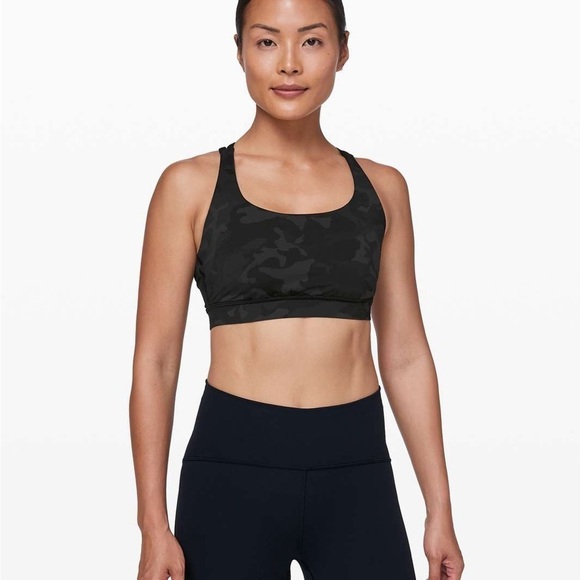 Lululemon Energy Bra Incognito Camo Multi Grey - Picture 4 of 11